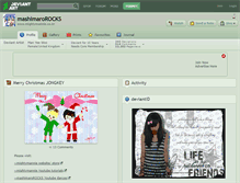 Tablet Screenshot of mashimarorocks.deviantart.com