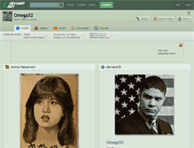 Tablet Screenshot of omega52.deviantart.com