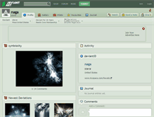 Tablet Screenshot of naga.deviantart.com