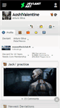 Mobile Screenshot of aoshivalentine.deviantart.com