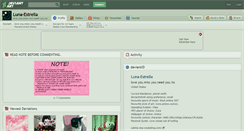 Desktop Screenshot of luna-estrella.deviantart.com