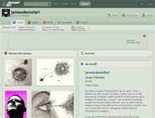 Tablet Screenshot of jamesodonnellart.deviantart.com