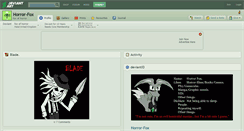 Desktop Screenshot of horror-fox.deviantart.com