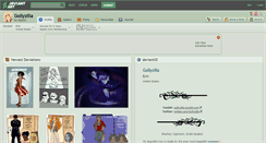 Desktop Screenshot of gollyzilla.deviantart.com