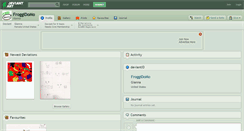 Desktop Screenshot of froggidomo.deviantart.com