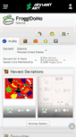 Mobile Screenshot of froggidomo.deviantart.com
