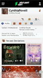 Mobile Screenshot of cynthiapowell.deviantart.com