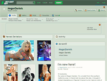 Tablet Screenshot of megandaniels.deviantart.com