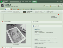 Tablet Screenshot of hadeel-s.deviantart.com