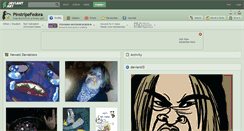 Desktop Screenshot of pinstripefedora.deviantart.com