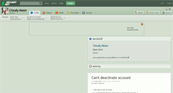 Desktop Screenshot of cloudy-moon.deviantart.com