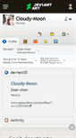 Mobile Screenshot of cloudy-moon.deviantart.com