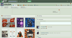 Desktop Screenshot of metalollipop.deviantart.com