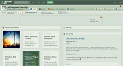 Desktop Screenshot of leteveryoneoverarip.deviantart.com