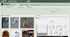 Desktop Screenshot of darkblade1.deviantart.com