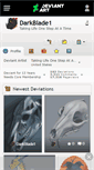 Mobile Screenshot of darkblade1.deviantart.com