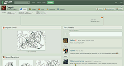 Desktop Screenshot of greyall.deviantart.com