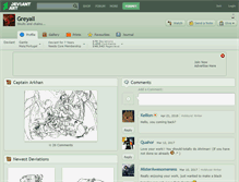 Tablet Screenshot of greyall.deviantart.com