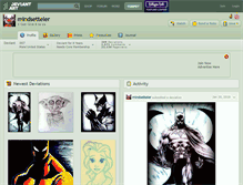 Tablet Screenshot of mindsetteler.deviantart.com