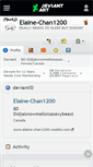 Mobile Screenshot of elaine-chan1200.deviantart.com