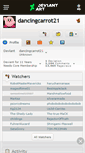 Mobile Screenshot of dancingcarrot21.deviantart.com