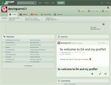Tablet Screenshot of dancingcarrot21.deviantart.com