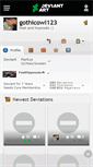 Mobile Screenshot of gothicowl123.deviantart.com