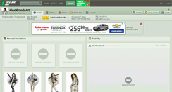 Desktop Screenshot of alexmirandaart.deviantart.com