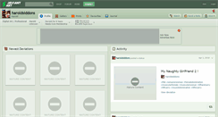 Desktop Screenshot of haroldsiddons.deviantart.com