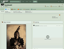 Tablet Screenshot of kandissdoll.deviantart.com