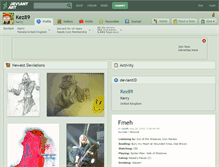 Tablet Screenshot of kez89.deviantart.com