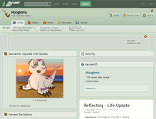 Tablet Screenshot of noogiems.deviantart.com