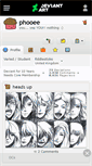 Mobile Screenshot of phooee.deviantart.com