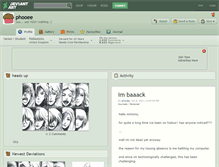 Tablet Screenshot of phooee.deviantart.com