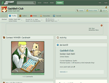 Tablet Screenshot of gashbell-club.deviantart.com