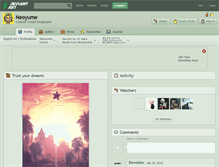 Tablet Screenshot of neoyume.deviantart.com
