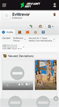 Mobile Screenshot of eviltrevor.deviantart.com