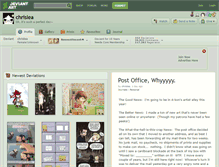 Tablet Screenshot of chrislea.deviantart.com