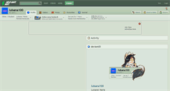 Desktop Screenshot of luisana100.deviantart.com