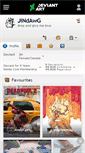 Mobile Screenshot of jindawg.deviantart.com