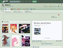 Tablet Screenshot of jindawg.deviantart.com