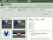 Tablet Screenshot of drivanmoffitt.deviantart.com