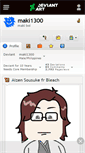Mobile Screenshot of maki1300.deviantart.com