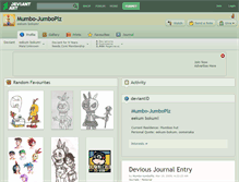 Tablet Screenshot of mumbo-jumboplz.deviantart.com