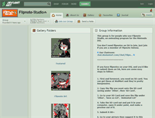 Tablet Screenshot of flipnote-studio.deviantart.com
