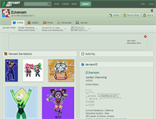 Tablet Screenshot of djvenom.deviantart.com