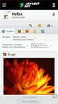 Mobile Screenshot of nefex.deviantart.com
