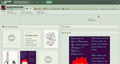 Desktop Screenshot of deathjesterdream.deviantart.com