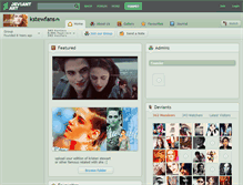 Tablet Screenshot of kstewfans.deviantart.com