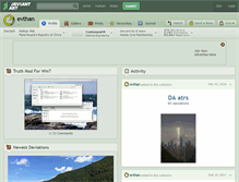 Tablet Screenshot of evthan.deviantart.com